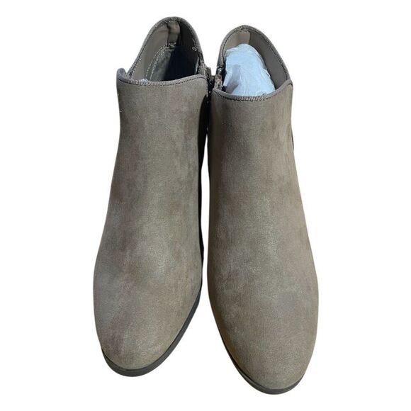 Style & Co Women's Wileyy Ankle Booties Taupe Microsuede 6.5M - Picture 6 of 8